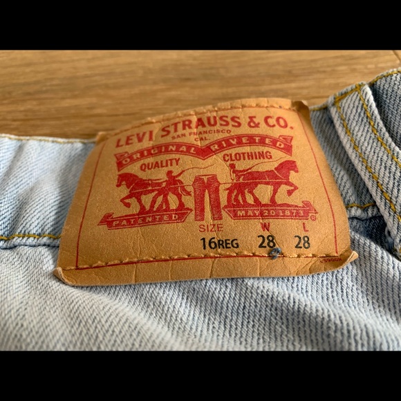 Mens or Boys Levi’s 511 Slim Jeans, Distressed Pants, Size 28 x 28 16REG - Picture 8 of 10